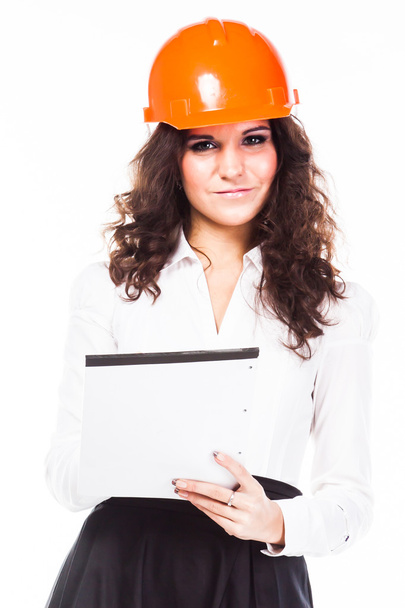 Woman builder - Фото, изображение