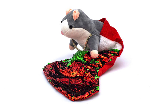 juguete pequeña rata como símbolo del año
  - Foto, Imagen
