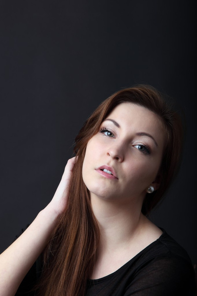 Beautiful young woman long hair - Fotografie, Obrázek