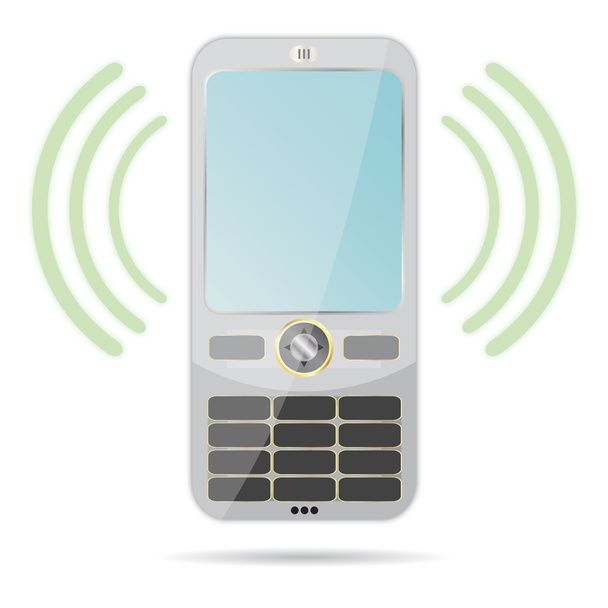 Mobiele telefoon - Vector, afbeelding