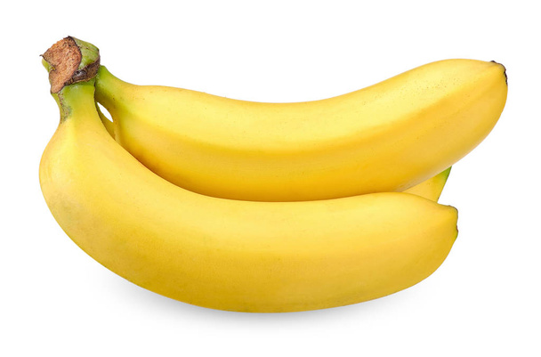 banan na białym tle na ścieżkę przycinającą biały - Zdjęcie, obraz