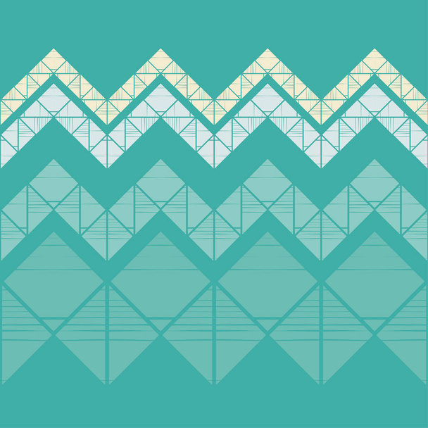 Zigzag. Trendy seamless pattern designs. Patterned texture. Vector geometric background. Can be used for wallpaper, textile, invitation card, wrapping, web page background. - Vector, Image
