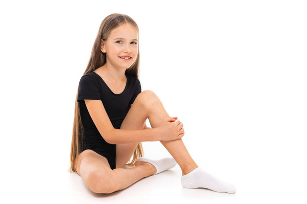 sporty little girl gymnast  - Photo, image