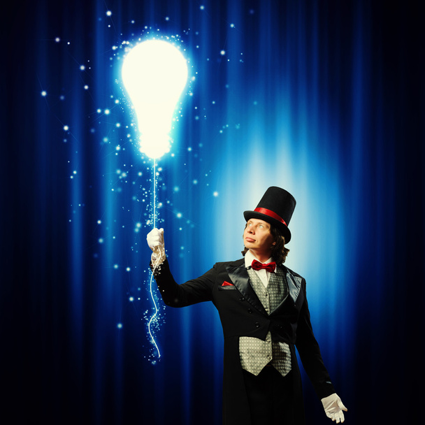 Magician in hat - Photo, image