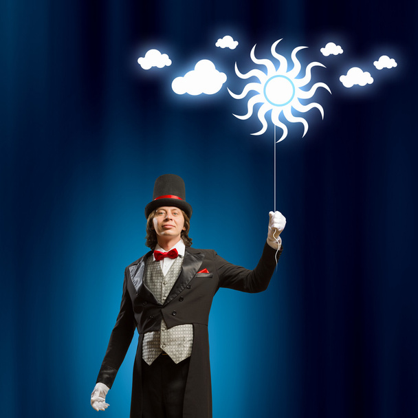 Magician in hat - Photo, image