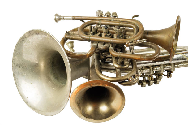 Group of brass instruments - Photo, Image