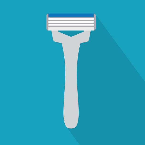 eldobható borotválkozás borotva ikon-vektoros illusztráció - Vektor, kép