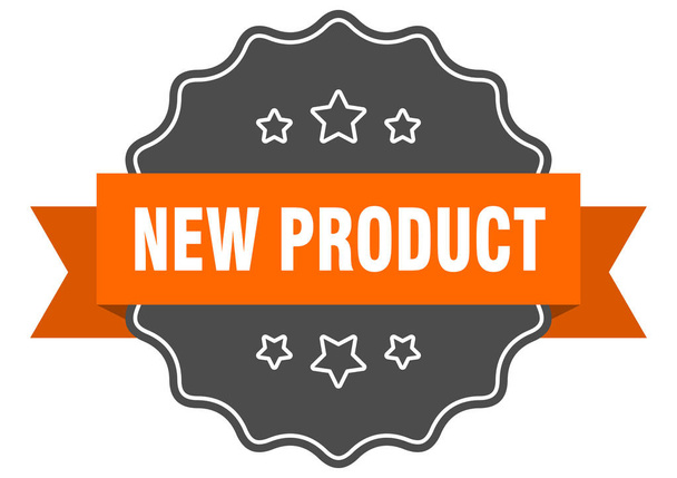 new product isolated seal. new product orange label. new product - Vector, Imagen