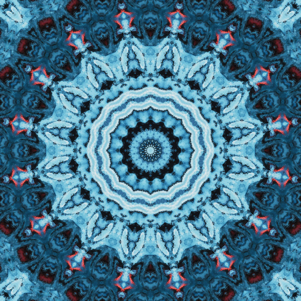Ornement géométrique kaléidoscopique. Motif décoratif en mosaïque polygonale. Mandala. Contexte abstrait
. - Photo, image