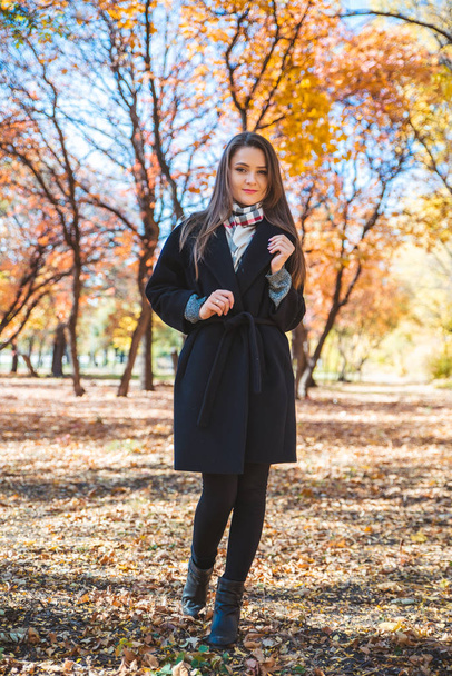 retrato de mujer bonita moda de otoño
 - Foto, Imagen