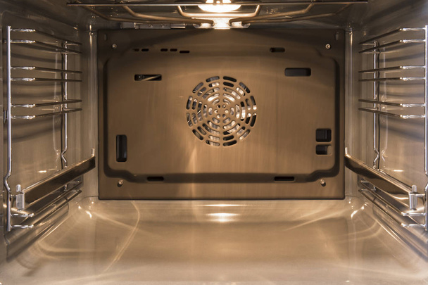The inside of a new modern stove oven - Photo, Image