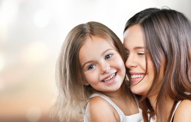 Happy Mother and daughter hugging  - Photo, Image