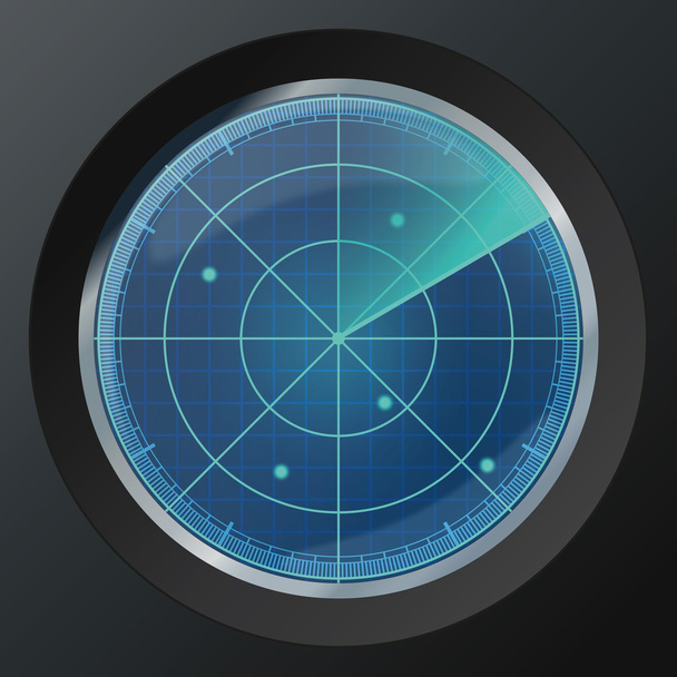 Radarsymbol - Vektor, Bild