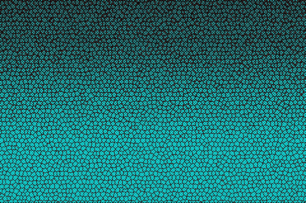 Abstract green gradient background textured with cells.  Glitch texture . - Foto, Bild