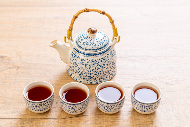 mooie Chinese thee set  - Foto, afbeelding