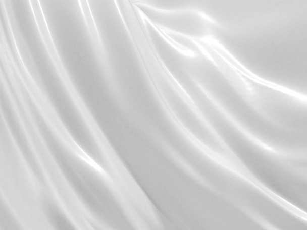 Abstract witte achtergrond met golven - Foto, afbeelding