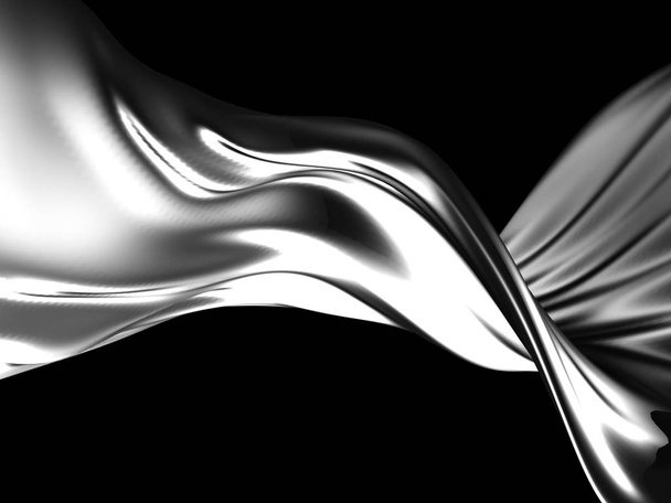 Argent liquide abstrait éclaboussure brillante
 - Photo, image