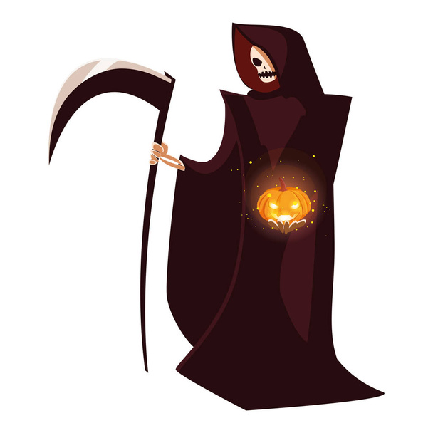 Icona di progettazione vettoriale morte Halloween
 - Vettoriali, immagini