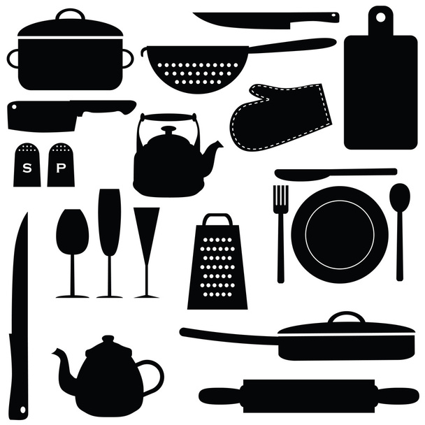 Εργαλεία κουζίνας - Διάνυσμα, εικόνα