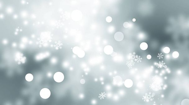 christmas background with snowflakes. winter holiday concept.  - Fotó, kép