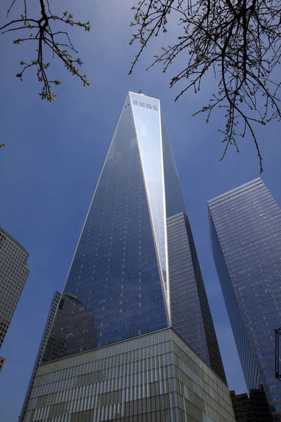 New York City, USA - April 29, 2019: One World Trade Center. New York City. USA - Foto, afbeelding