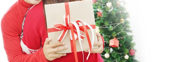 Dê um presente surpresa no dia de Natal
 - Foto, Imagem