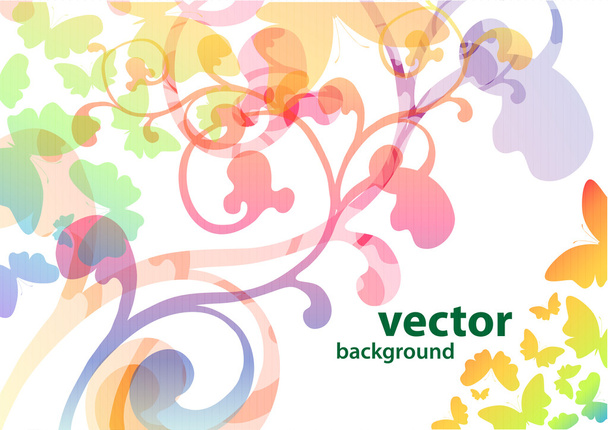 Цветочный фон - Вектор,изображение