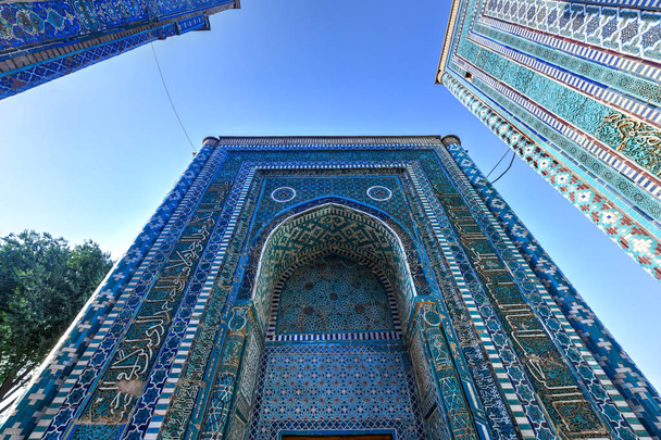 Sjah-i-Zinda - Samarkand, Oezbekistan - Foto, afbeelding