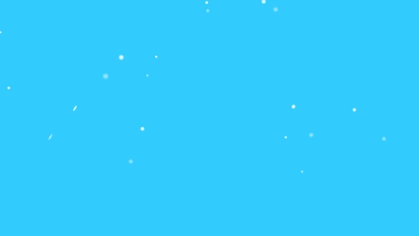 abstract blue background with animation of lines and dots - Footage, Video