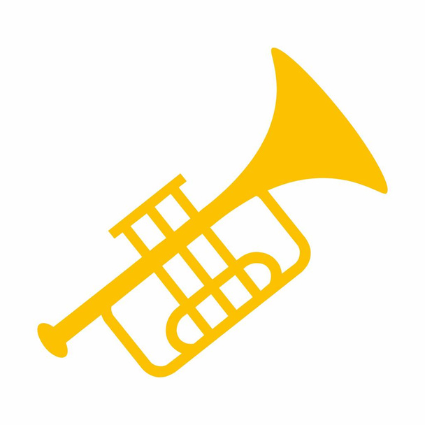 Ilustración del icono de trompeta
 - Vector, imagen