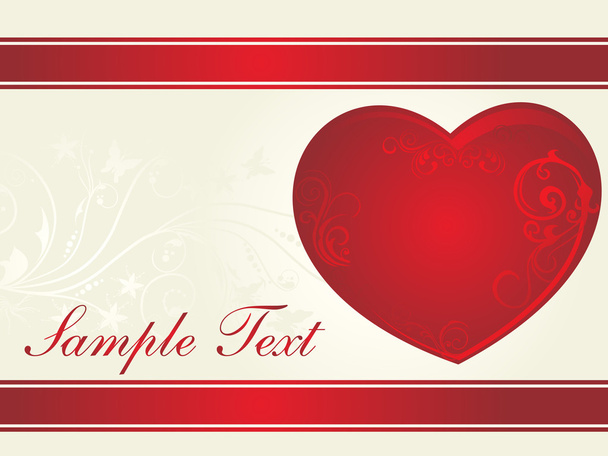 Valentine card to present your love - Vecteur, image
