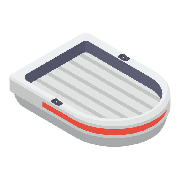 Water sports rowing isometric icon design  - Vetor, Imagem