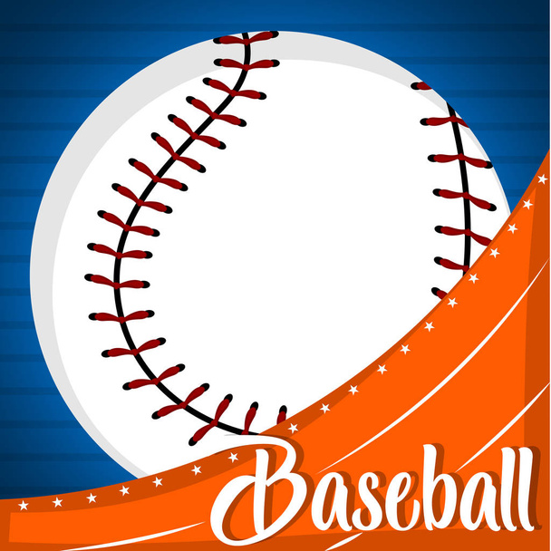 Baseball plakát illusztráció - Vektor, kép