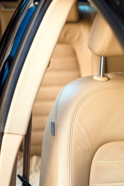 car seat in luxury car - Photo, image