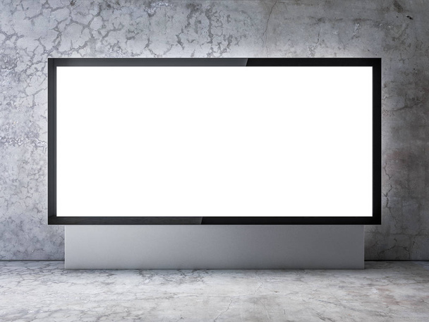 Lightbox Mockup with blank screen, 3d model - Φωτογραφία, εικόνα