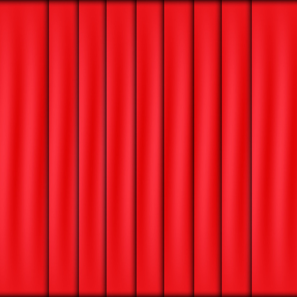 Cortina vermelha
 - Vetor, Imagem