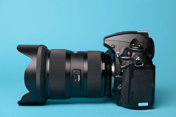 Professional modern DSLR camera - Photo, Image