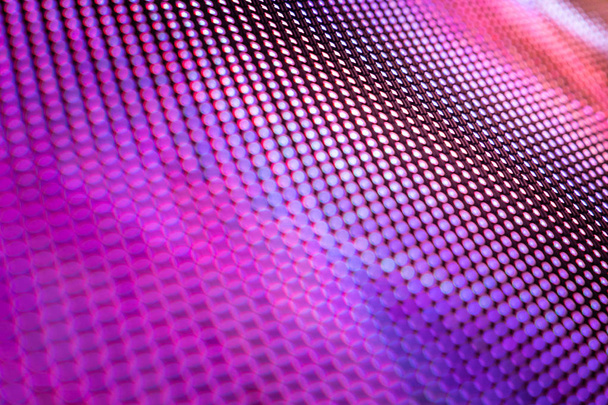 CloseUp LED blurred screen. LED soft focus background. abstract  - Fotó, kép