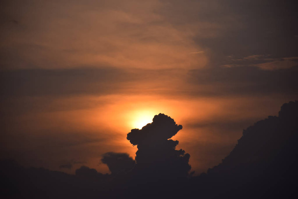 Sun rise and sun set background. - Photo, Image