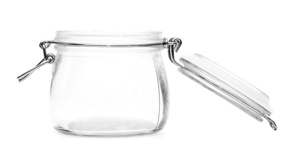 Prázdná sklenice izolované na bílém pozadí - Fotografie, Obrázek