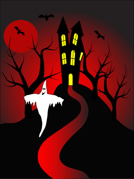 A halloween vector illustration - Vector, Image