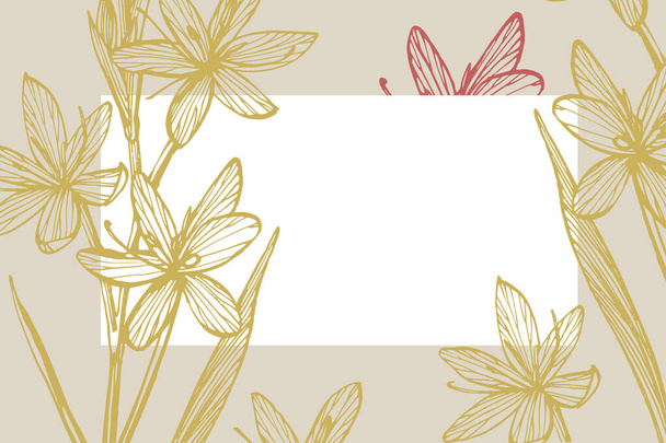 Συλλογή από χειροποίητα λουλούδια και φυτά. Βοτανική. Ορίσετε. Vintage λουλούδια. Ασπρόμαυρη απεικόνιση στο ύφος των χαρακτικών - Διάνυσμα, εικόνα