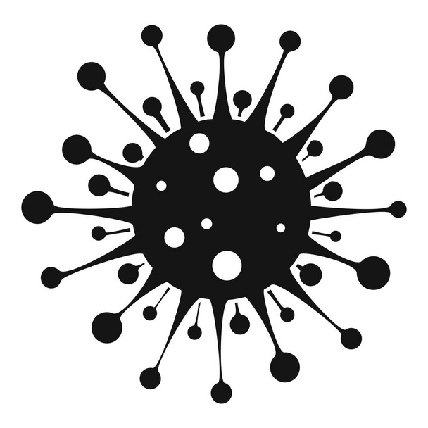 Probiotic virus icon, simple style - Wektor, obraz