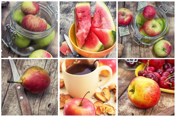 Fruit collage - Foto, afbeelding