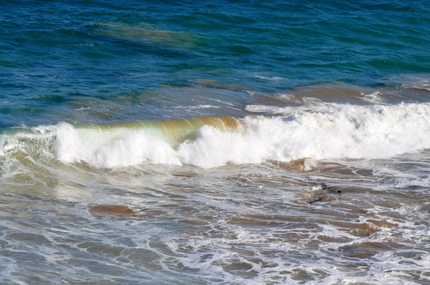 Vue rapprochée du rivage. Seascape en Australie du Sud. Vagues océaniques sur le rivage australien
 - Photo, image