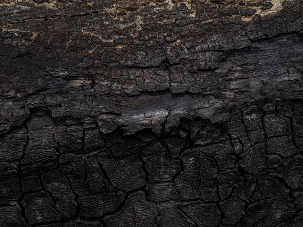 Het oppervlak van houtskool achtergrond. - Foto, afbeelding