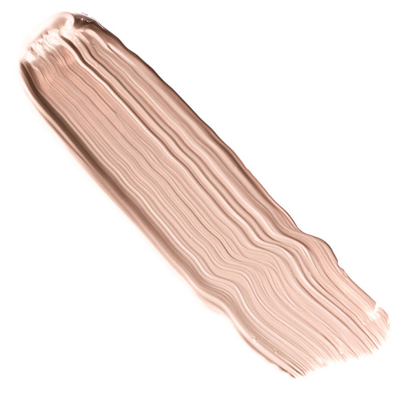 Make-up pale base foundation brush strokes and smudge texture - Photo, image