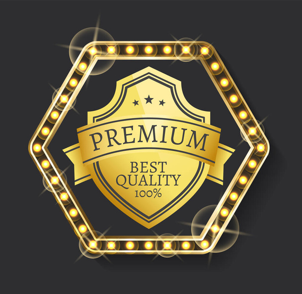 Label van Premium Product, Vector van hoge kwaliteit - Vector, afbeelding