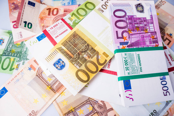 Euro Money. euro cash background. Euro Money Banknotes - Foto, Bild