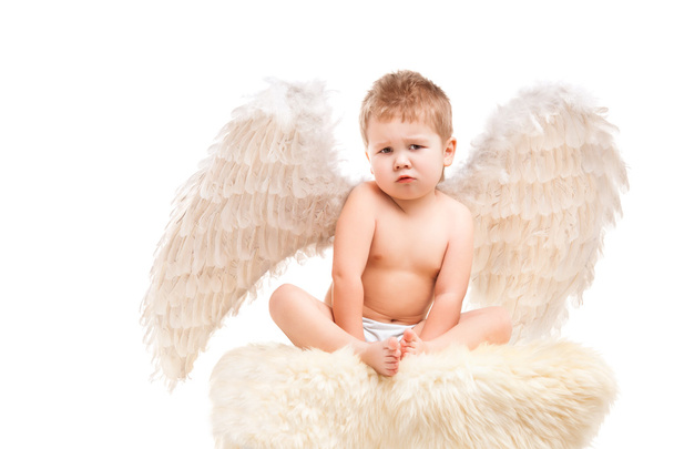 Младенец с крыльями ангела
 - Фото, изображение